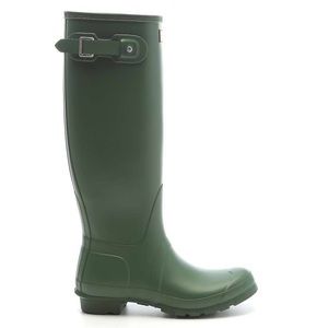 Hunter Original Tall Matte Hunter Green Rain Boot - Women size 8